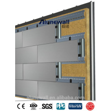 Alunewall 3-5mm thickness A2 B1 class certificated fireproof ACP wall panels different color aluminum composite panel